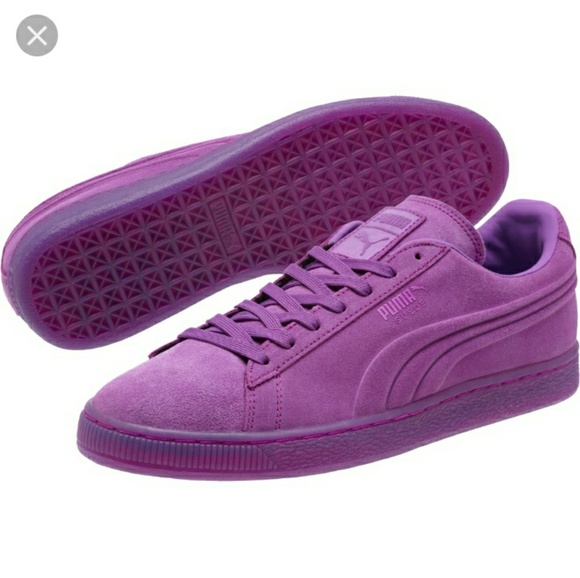 Puma Other - Puma Emboss Ice Fluo suede purple size 8